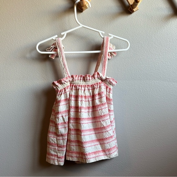 Pink Flowy Girls Tank Top - Picture 3 of 3